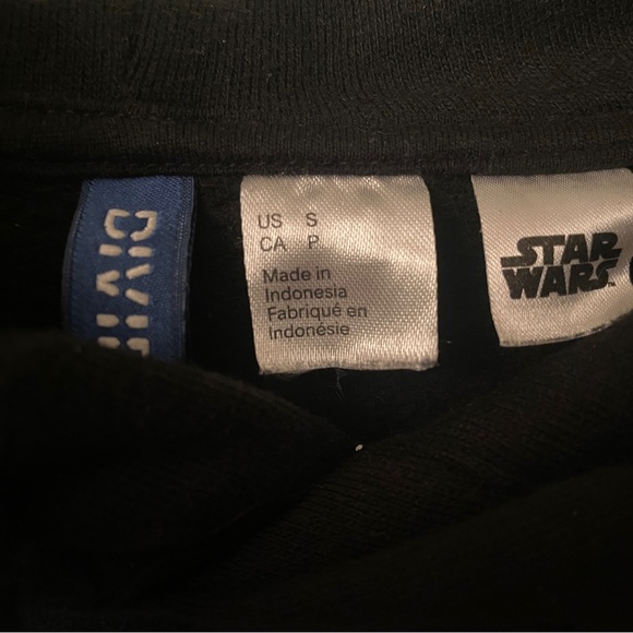 Star Wars Graphic Image Hoodie Sweatshirt ~ Black ~ Adult Size Small - Picture 4 of 4